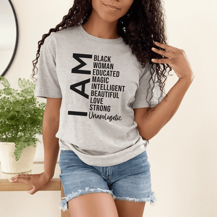 Black History Month TShirts, I Am Black Woman, Black History month Teacher Shirt, Black Educator Shirt, Melanin Queen, Black Empowerment Tee SheCustomDesigns