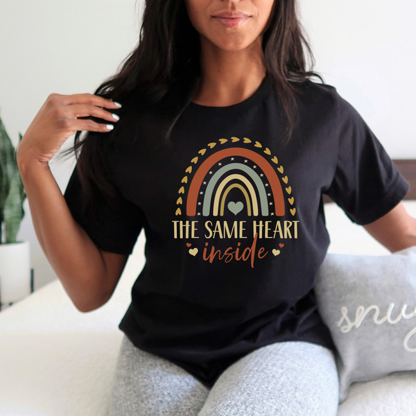 The Same Heart Inside BLM Shirts, Black History Month Shirt, Woman Empowerment Shirts SheCustomDesigns
