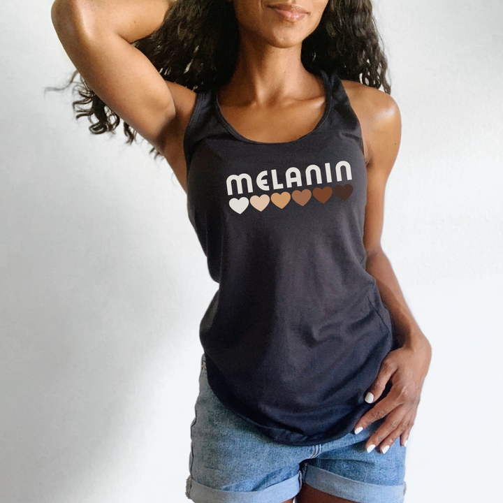 Melanin Shirt, Black History Month Shirt, I Am Black Woman, Black Lives Matter TShirt, African American Historical Shirt, Racerback Tank SheCustomDesigns
