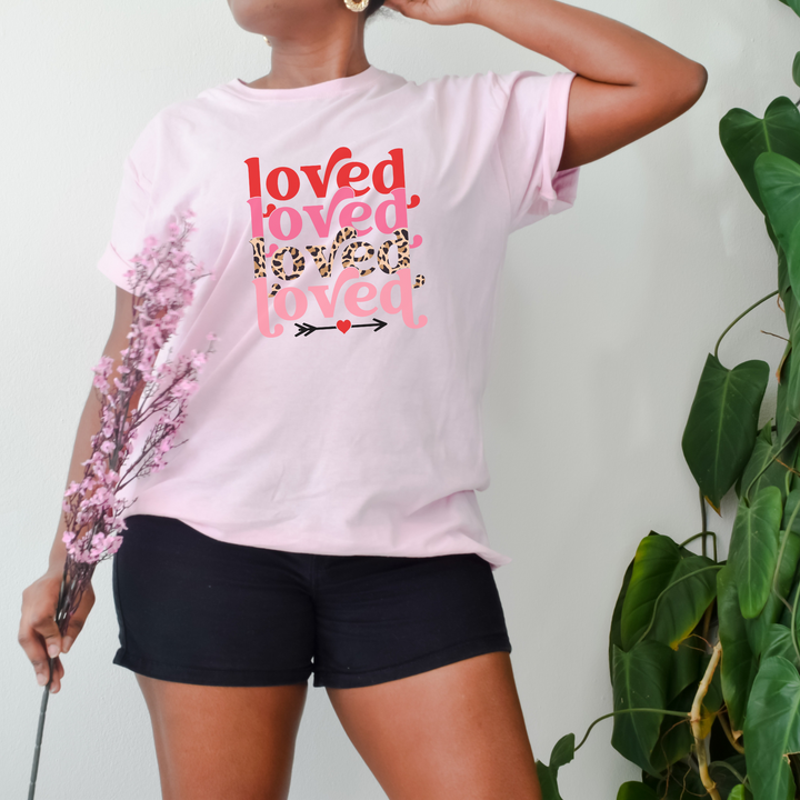 Loved Valentine's Day Shirt, Valentine Woman Shirt, Valentine Shirt SheCustomDesigns