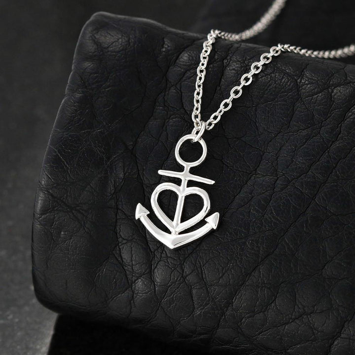 Gift For Girlfriend For Birthday, Gift For Girlfriend This Christmas, Anchor Necklace For Girlfriend SheCustomDesigns