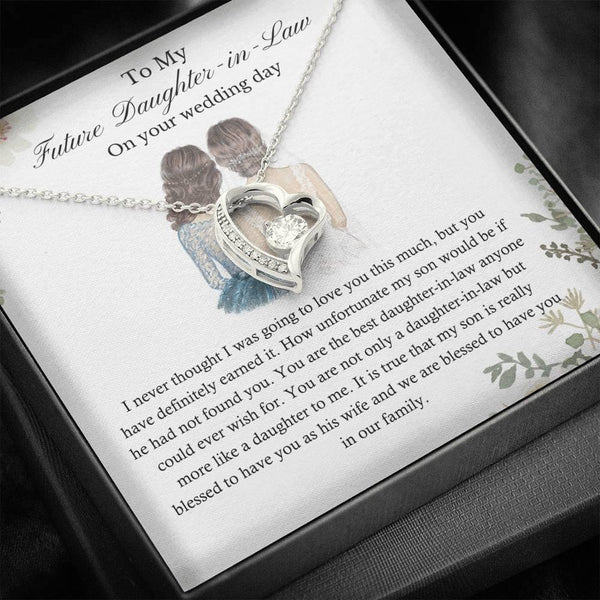 Daughter In Law Gifts Heart Necklace SheCustomDesigns