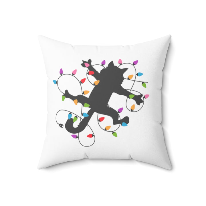 Lampoons Fried Cat Pillow Cover, National Lampoon's Christmas Decor, Holiday Christmas Pillows SheCustomDesigns