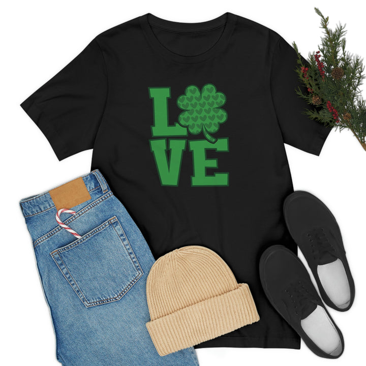 Love St Patricks Day Shirts For Woman, Shamrock St Patricks Day Shirt Womens SheCustomDesigns