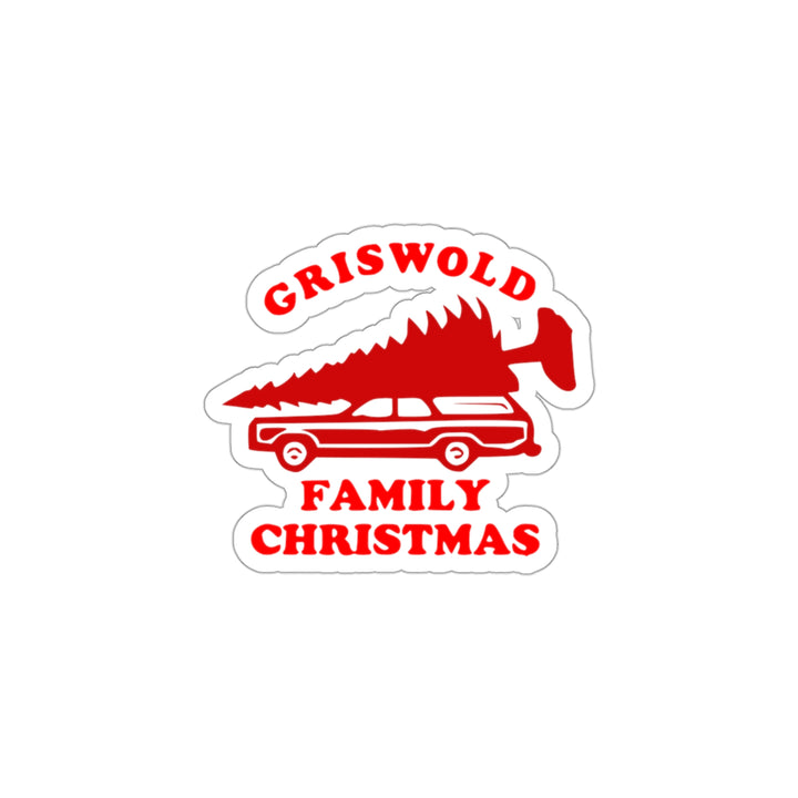 Griswold Family Christmas Sticker, National Lampoon's Christmas Vacation Die-Cut Sticker Premium Matte SheCustomDesigns