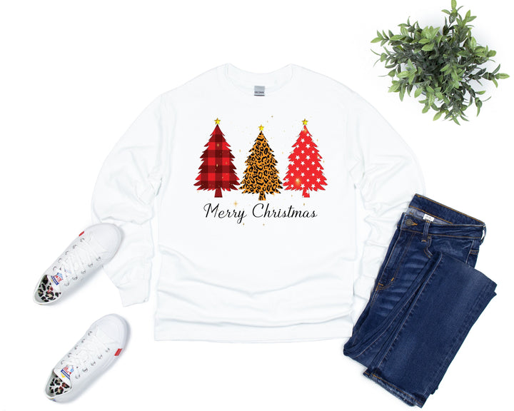 Christmas Shirt Plus Size, Christmas Sweater, Christmas Trees Sweatshirt, Family Christmas Shirts SheCustomDesigns