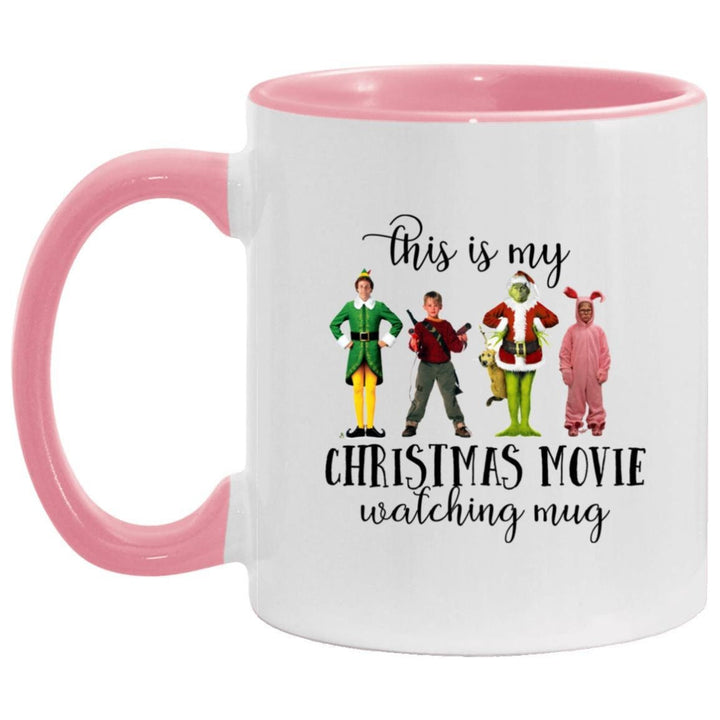Christmas Friends Mug, This Is My Christmas Friends Movie Watching Mug, Christmas Movie Mug Gift SheCustomDesigns