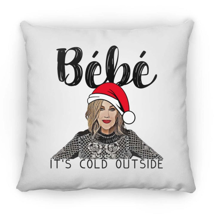 Bebe It's Cold Outside Pillow Moira Rose 18x18, Christmas Decorative Pillow Covers, Christmas Decor Home SheCustomDesigns