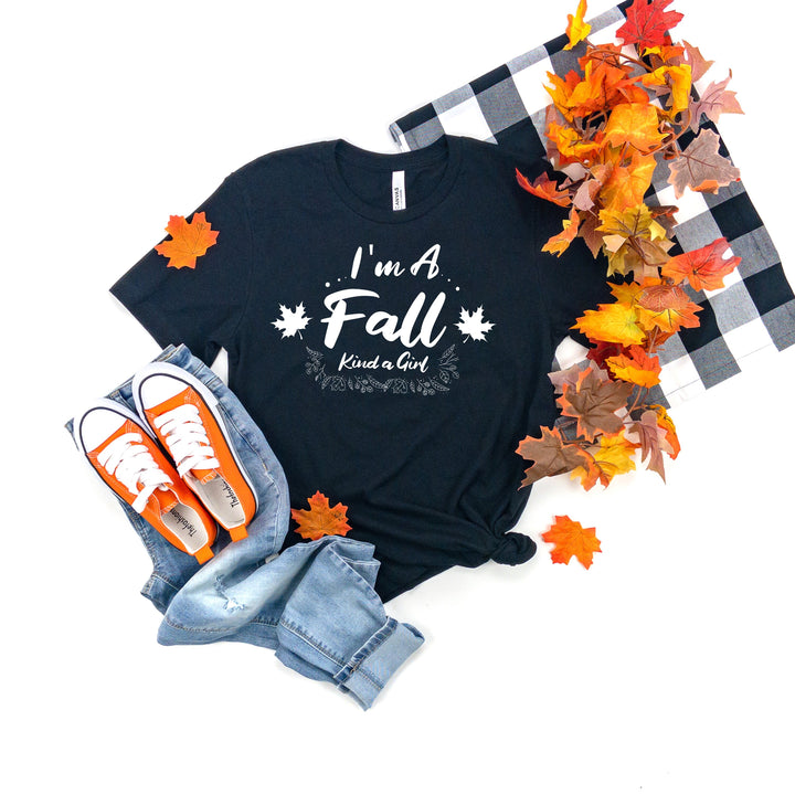 I'm A Fall Kinda Girl Shirt, Fall A Shirt, Fall For Pumpkins, Thanks Giving Shirt, Cute Fall Shirts, Thankful Shirt, Fall Graphic Tees SheCustomDesigns