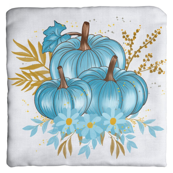 Fall Pillow Covers, Pillow For Fall, Blue Pumpkin Pillow Cover For Fall, Fall Decor For Porch SheCustomDesigns