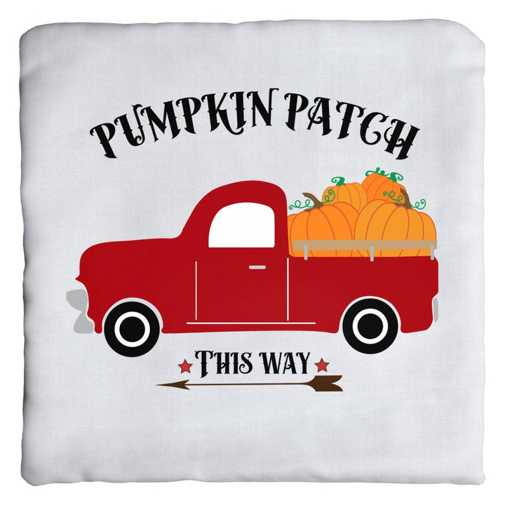 Pumpkins Decor, Pumpkin Patch This Way Pillow Cover, Pumpkin Patch Pillow, Red Pumpkin Truck, Fabric Pumpkins, Thanks Giving Pillow SheCustomDesigns