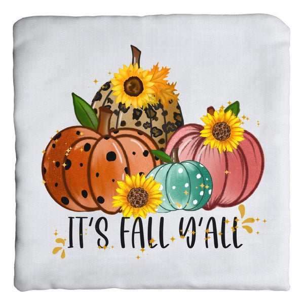 It's Fall Y'all, Leopard Pumpkins, Pumpkin Patch Pillow Cover, Fall Decor, Its Fall Yall Pillow, Autumn Decor, Fall Pillow, Pumpkins Case SheCustomDesigns