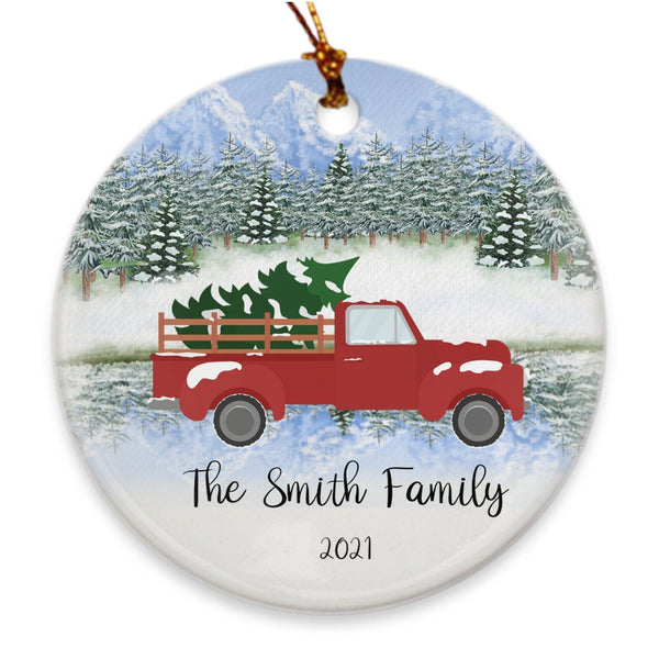Personalized Family Ornament, Family Christmas Ornament Personalized, Family Christmas Gift SheCustomDesigns