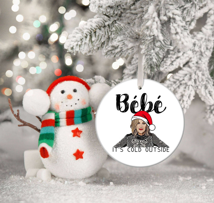 Bebe Its Cold Outside Moira Rose Christmas Ornament, Christmas Ornament Gifts, Creek Gifts, SheCustomDesigns