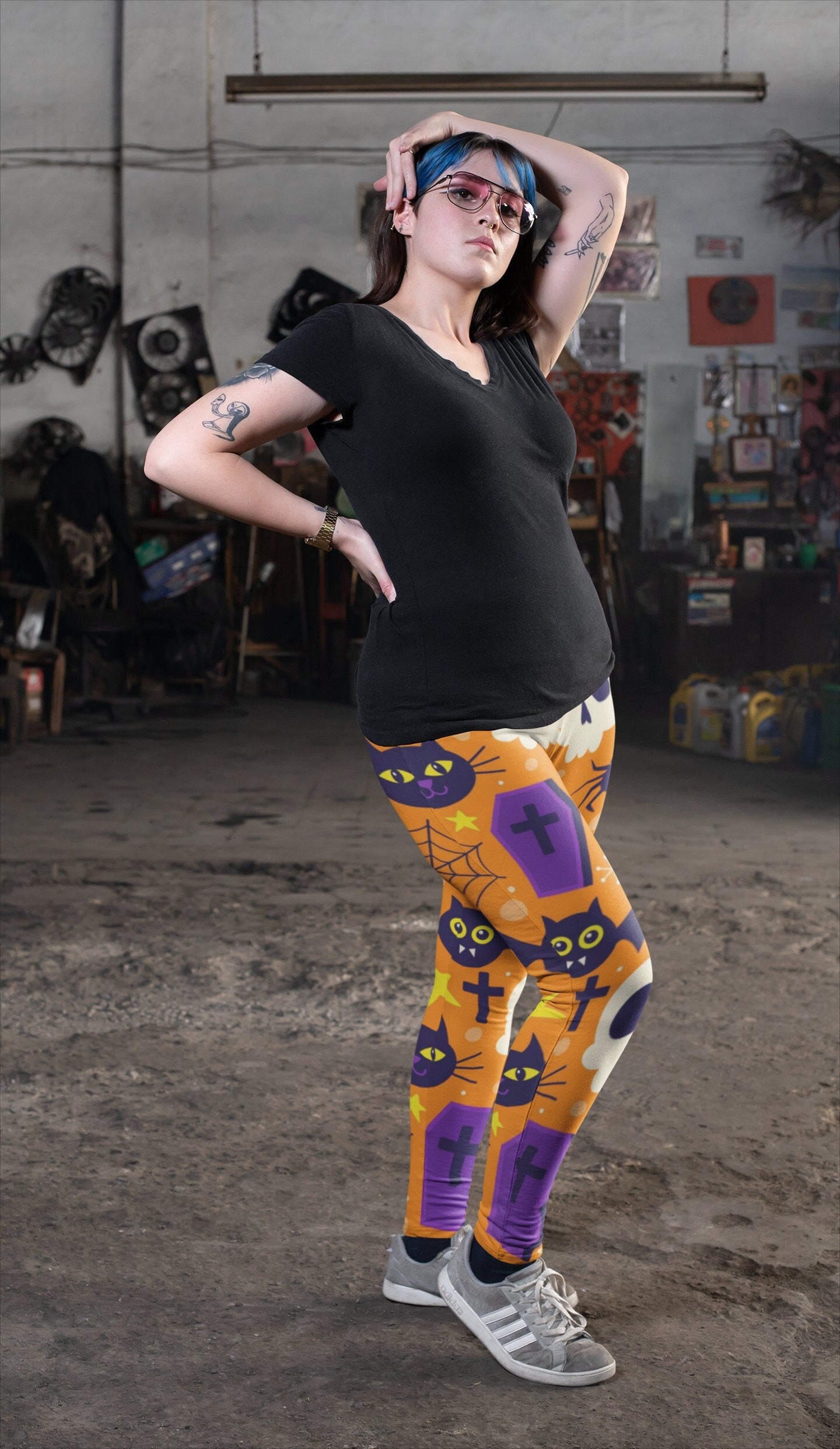 Plus size clearance halloween leggings