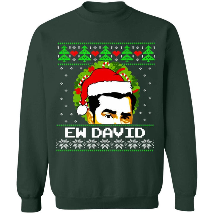 Ew David Christmas Sweatshirt, David Rose Christmas Sweatshirt, Ugly Christmas Sweater SheCustomDesigns