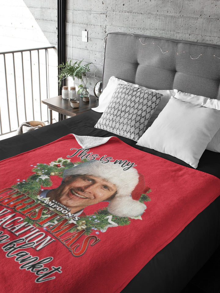 Christmas Vacation Blanket, Griswold Blanket Gift, Funny Christmas Movies Watching Blanket, Chevy Chase Blanket Gift SheCustomDesigns