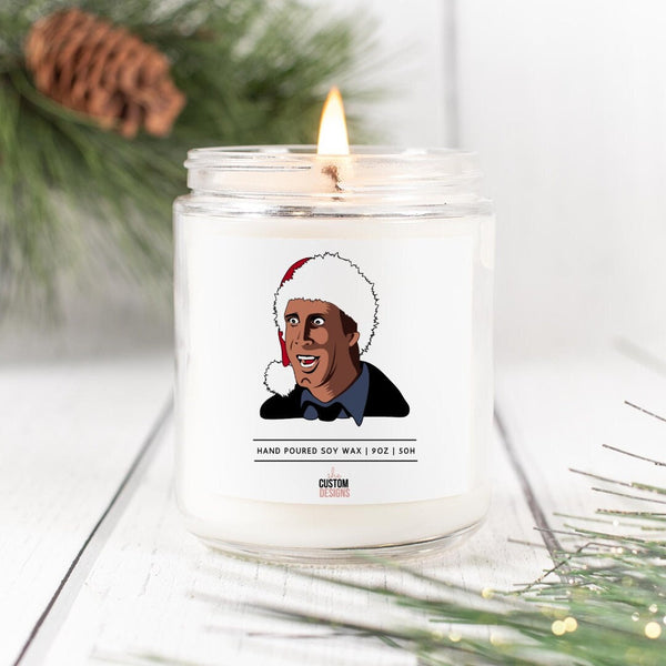 Funny Christmas Vacation Gift, Chevy Chase Clark Griswold, 9 oz Candle, Christmas Gift, Winter Candle, Cozy Candle SheCustomDesigns