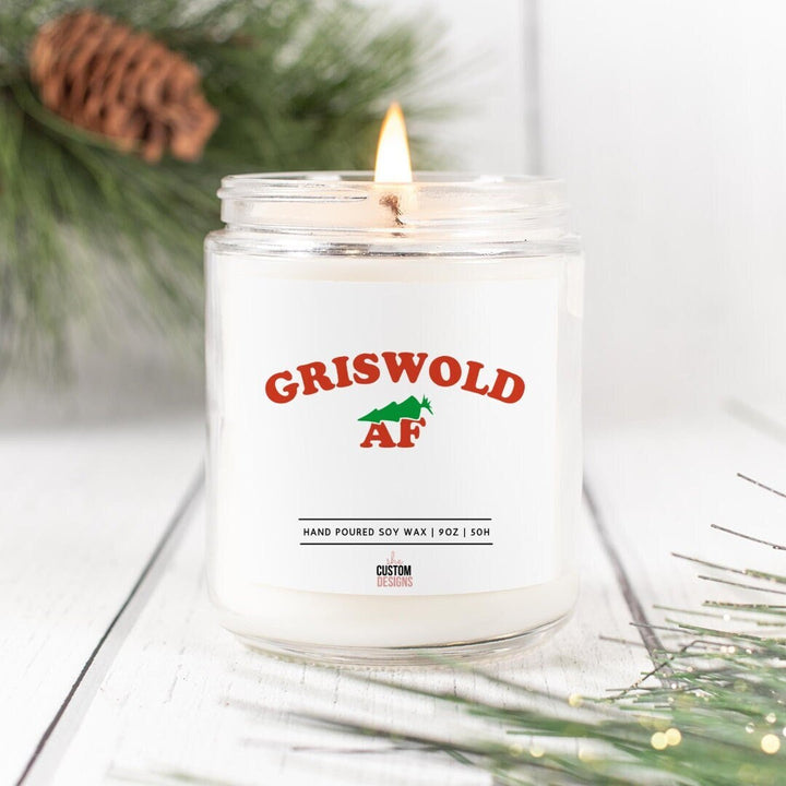 Clark Griswold AF Candle, Christmas Gifts, 9 oz Candle, Chevy Chase, Shitters Full, Christmas Vacation, Winter Candle, Cozy Candle, Funny Candle SheCustomDesigns