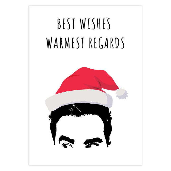 Best Wishes Warmest Regards Christmas Card, David Rose Christmas Card, Creek Gifts SheCustomDesigns