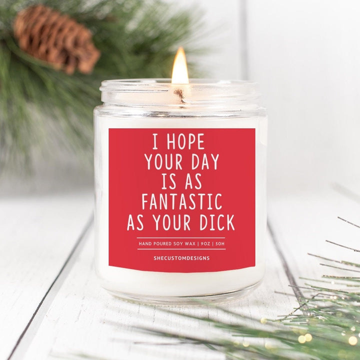 Funny Valentines Candle For Husband, Valentines Gift, Vulgar Candle For Boyfriend, Dick Candle, Anniversary Gift Candle For Him SheCustomDesigns