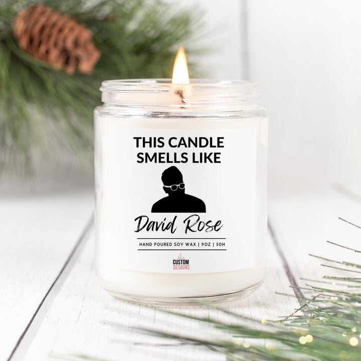 This Candle Smells Like David Rose, Funny Candle, Birthday Gift For Friend, David Rose Candle, Creek Gifts, Cozy Candle, Winter Candle SheCustomDesigns