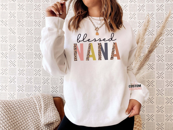 Blessed Nana Sweatshirt, Nana TShirt, Best Nana Sweatshirt, Nana Tee, Mothers Day Gift For Nana, Grandma Sweatshirt, Gift For Nana, Gigi SheCustomDesigns