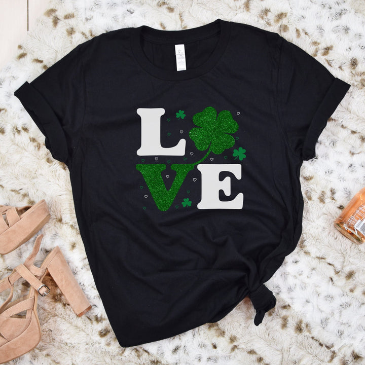 St Pattys Day Tee, Four Leaf Clover, St Patricks Day Shirt, Irish Shirt, Feeling Lucky T-Shirt, Cute St Paddys Shirt SheCustomDesigns