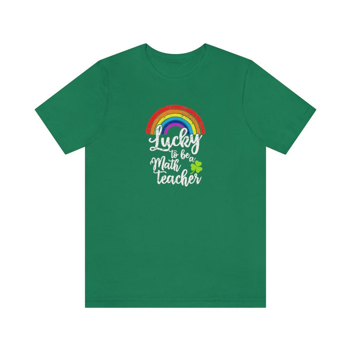 Math Teacher, Shirt, Lucky Teacher T-Shirt, St Patricks Day Teacher Shirt, St Pattys Day Shirt, Gift For Teacher SheCustomDesigns