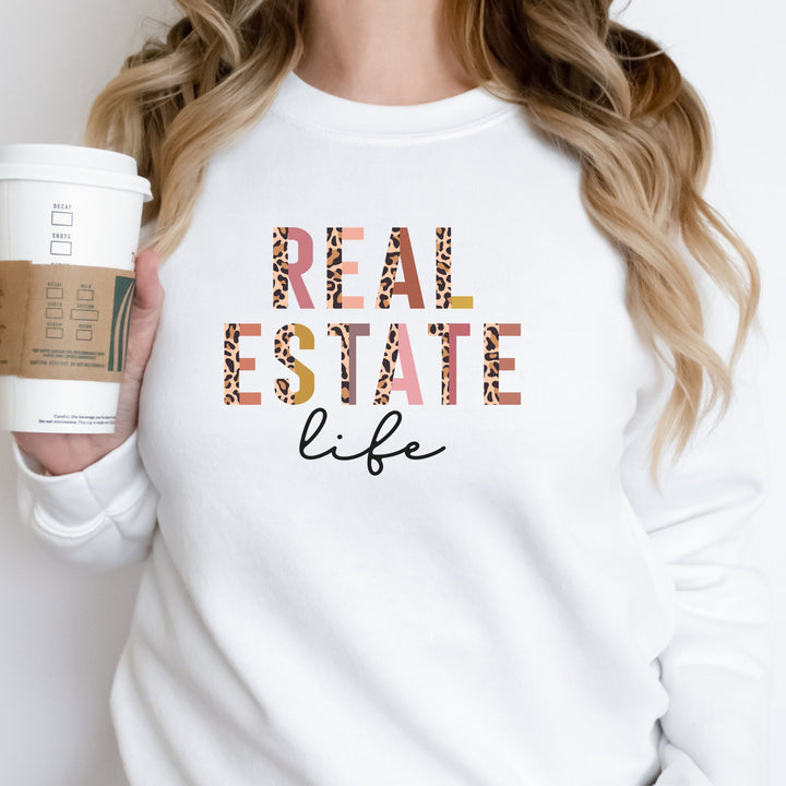 Real Estate Life Sweatshirt, Realtor Sweatshirt, Real Estate Gift, Real Estate Apparel, Real Estate Agent Shirt, Real Estate Apparel SheCustomDesigns