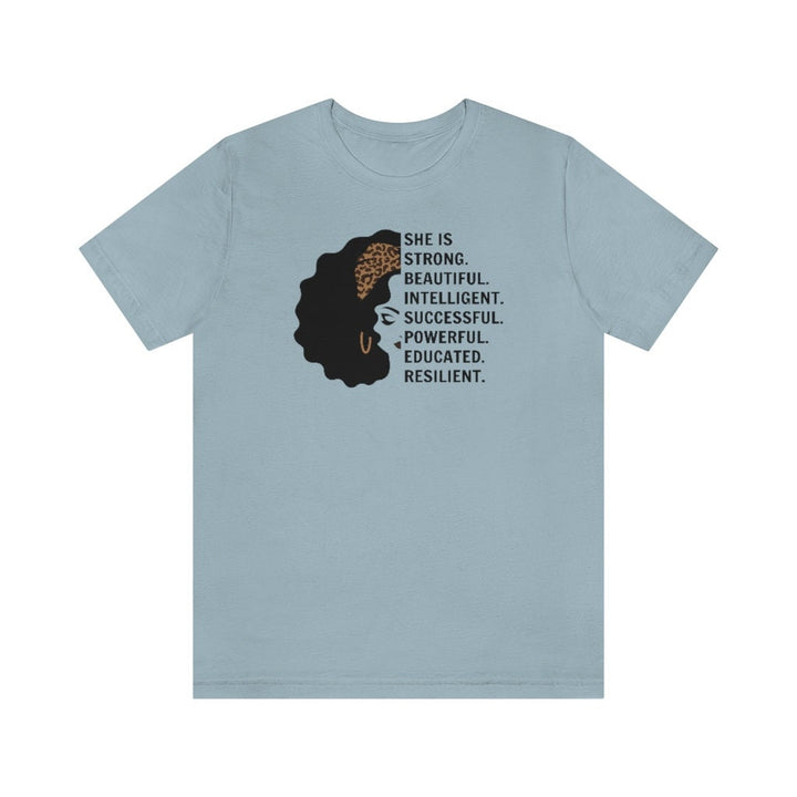 She Is Strong Black Woman Shirt, Black History Month, Black Queen Shirt, Afro Woman Shirt, African American, Melanin Tee, Black Girl Magic SheCustomDesigns