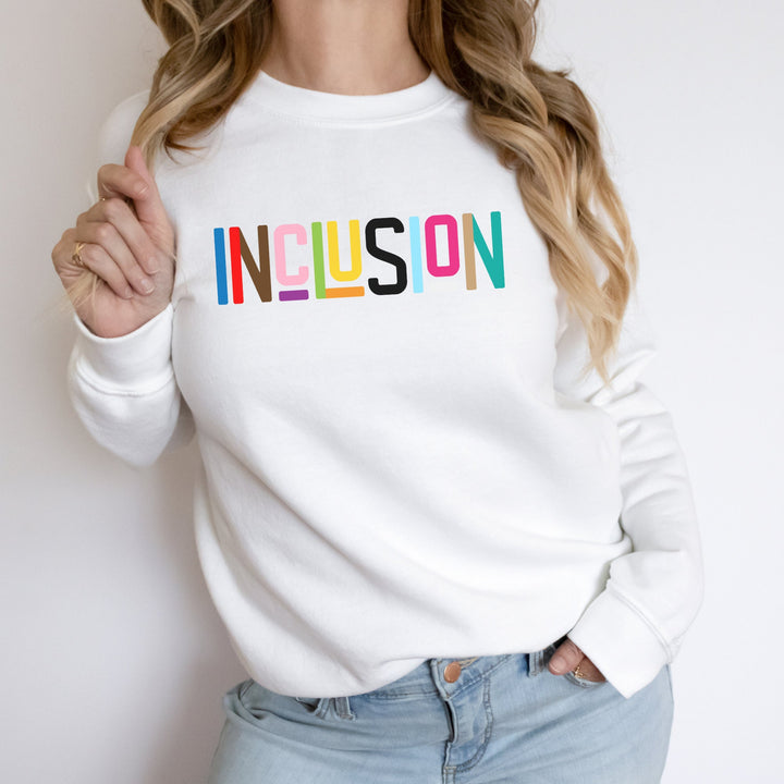Inclusion Sweatshirt, Autism Awareness, Special Education Teacher Sweatshirt, Equality Sweatshirt, Inclusion Matters Sweatshirt SheCustomDesigns