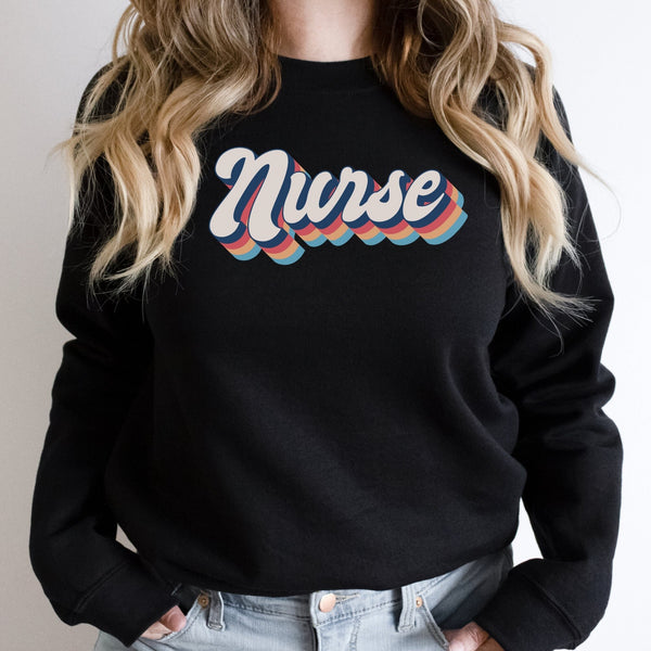 Retro Nurse Sweatshirt, Nurse In The Making, Future Nurse Gift, Nursing Sweatshirt, Nursing Grad Gift, RN Nurse Appreciation, Nurse Life SheCustomDesigns