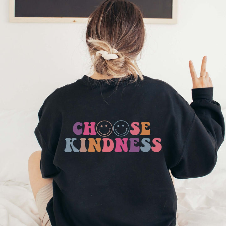 Choose Kindness Sweatshirt, Trendy Retro Sweatshirt, Aesthetic Sweatshirt, Oversized Sweater, Crewneck Sweatshirt SheCustomDesigns