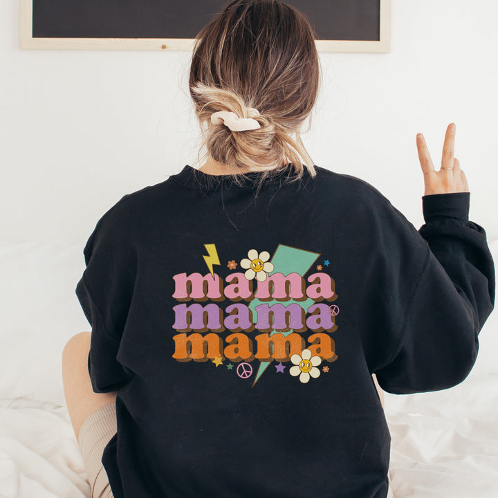Retro Mama Sweatshirt, Mothers Day Gift, Retro Mom Sweatshirt, Gift For Mom, Mama Crewneck Sweatshirt, One Loved Mama SheCustomDesigns