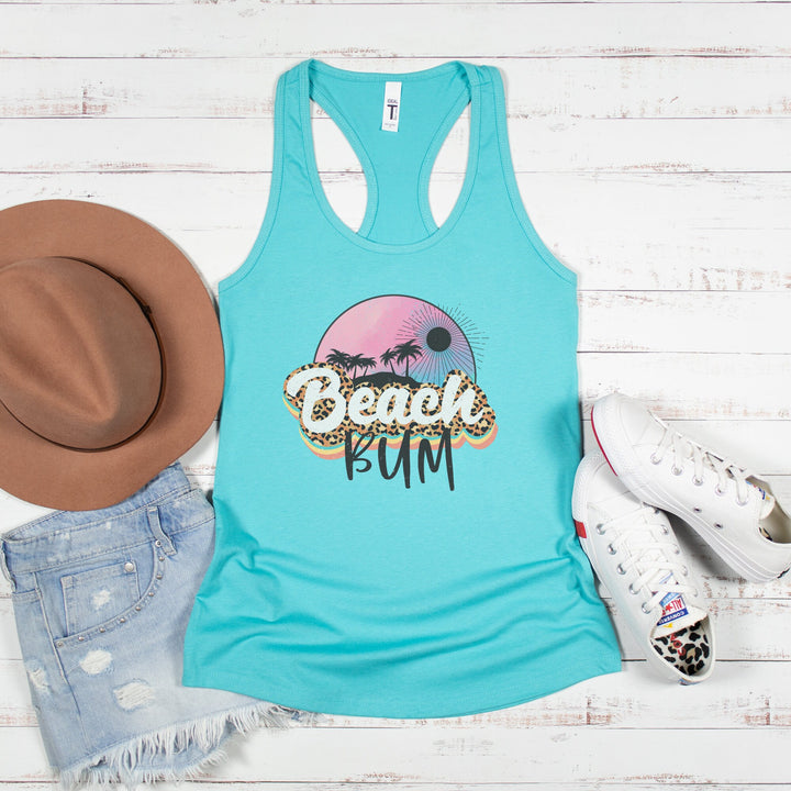 Summer Tank Tops For Women, Beach Bum Tank, Summer Sunset Tank, Vacation Shirts Women, Beach Babe Shirt, Aloha Summer Vibes, Racerback Tanks SheCustomDesigns